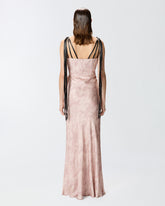 Abito lungo satin stampa cavalli Reimagine PINKO X Patrick McDowell - | Pinko