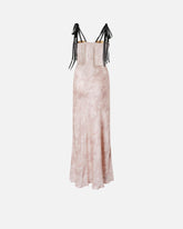 Abito lungo satin stampa cavalli Reimagine PINKO X Patrick McDowell - | Pinko