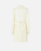 Abito corto a camicia con tasche - | Pinko