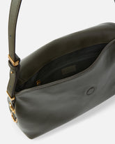 Bolso de hombro Saddle Bag mediano de piel - | Pinko