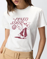 T-shirt with Pinko Sour disco star print - | Pinko
