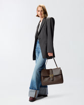 Schultertasche Maxi Love Bag Slouchy aus Leder - | Pinko