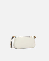 Sac à bandoulière Mini Half Moon en cuir - Blanc | Pinko