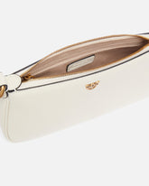 Sac à bandoulière Mini Half Moon en cuir - Blanc | Pinko