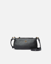 Sac à bandoulière Mini Half Moon en cuir - Noir | Pinko