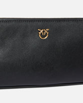 Sac à bandoulière Mini Half Moon en cuir - Noir | Pinko