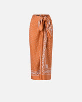Gonna midi pareo stampa bandana - | Pinko