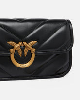 Large Love Bag Box chevron leather crossbody bag - | Pinko