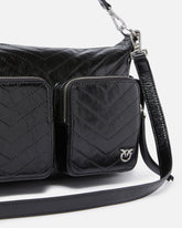 Bolso de mano Cargo Bag mediano de piel con bolsillos - | Pinko