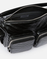 Mittelgroße Henkeltasche Cargo Bag aus Leder mit Taschen - | Pinko