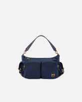 Camera bag media in satin con logo Love Birds - | Pinko