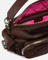 Sac caméra moyen en satin avec logo Love Birds - | Pinko