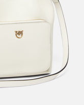 Borsa a mano piccola Cargo Bucket Bag in pelle con intreccio - | Pinko
