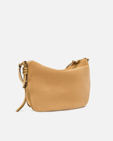 Borsa a spalla hobo media in suede con logo Love Birds - | Pinko