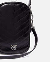 Small chevron leather handbag - | Pinko
