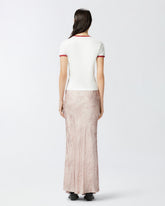 T-shirt con scritta ricamata Reimagine PINKO X Patrick McDowell - | Pinko