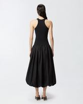Vesito midi gonna a palloncino - | Pinko