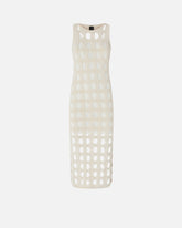 Abito midi in maglia traforata - | Pinko