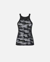 Top a canotta trasparente con cavalli Reimagine PINKO X Patrick McDowell - | Pinko