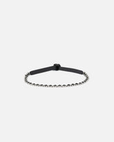 Cinturina in pelle con inserti in metallo - | Pinko