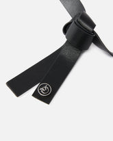 Cinturina in pelle con inserti in metallo - | Pinko