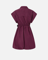 Abito corto a camicia con incrocio - | Pinko