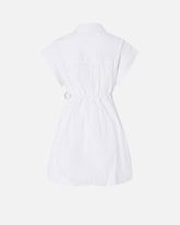 Abito corto a camicia con incrocio - | Pinko
