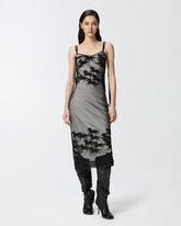 Abito midi trasparente con disegno cavalli Reimagine PINKO X Patrick McDowell - | Pinko