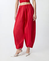 Pantaloni balloon leggeri con coulisse - | Pinko