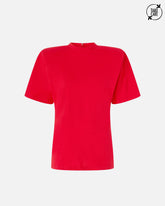 T-shirt maniche corte con spalle imbottite - | Pinko