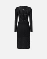 Vestito aderente in pizzo con schiena scoperta - | Pinko