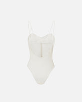 Body con spalline sottili in pizzo - | Pinko