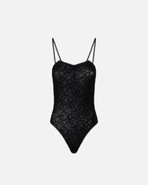 Body con spalline sottili in pizzo - | Pinko