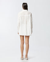 Camicia in voile misto seta trasparente stampata - | Pinko