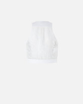 Gilet multitasche in leggera organza stampata - | Pinko