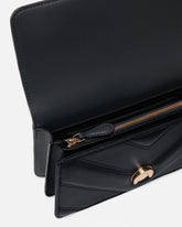 Mini Love Bag One shoulder bag in chevron leather and nappa with triple chain - | Pinko