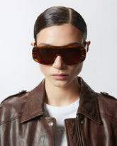 Oversized mask sunglasses - | Pinko
