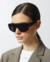 Gafas de sol estilo máscara oversize - | Pinko