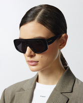 Gafas de sol estilo máscara oversize - | Pinko