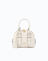 Skórzana torebka do ręki bowling Mini Escape Bag - | Pinko