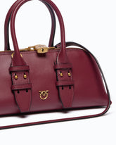 Small leather Escape Bag - Bordeaux | Pinko