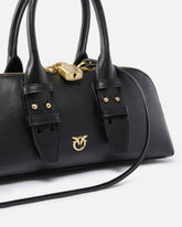 Mała skórzana torebka do ręki bowling Escape Bag - | Pinko