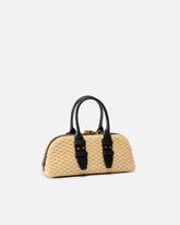 Escape Bag Horizontal small raffia handbag - | Pinko
