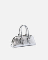 Petit sac à main Escape Bag Horizontal en cuir lamé - | Pinko