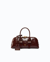 Escape Bag Horizontal small handbag in new shiny leather - | Pinko