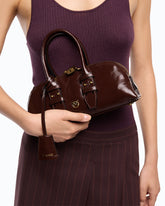 Escape Bag Horizontal small handbag in new shiny leather - | Pinko