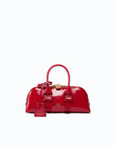 Bolso de mano pequeño Escape Bag Horizontal de piel new shiny - Rojo | Pinko