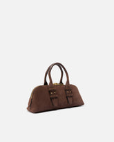 Borsa Escape Bag piccola in pelle - Marrone | Pinko
