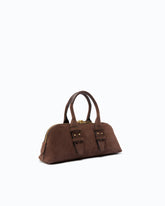 Bolso Escape Bag pequeño de piel - Marrón | Pinko