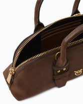 Bolso Escape Bag pequeño de piel - Marrón | Pinko